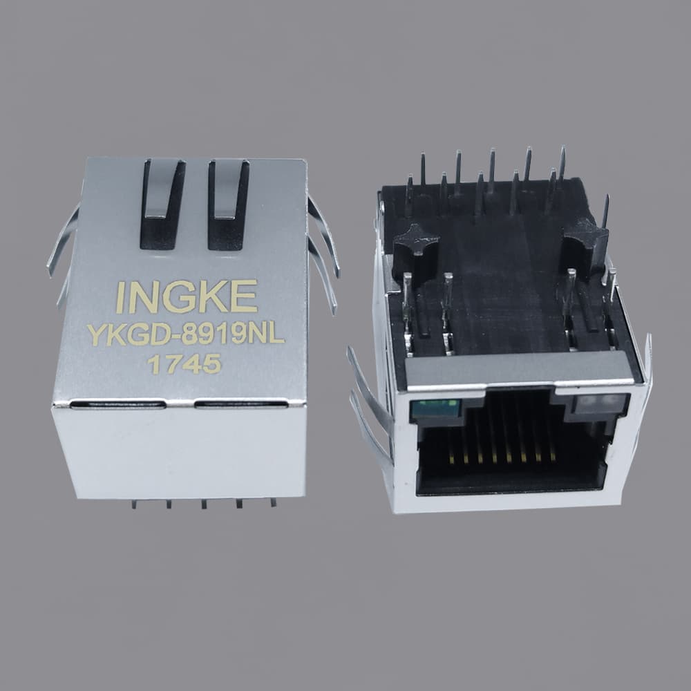 SI_61031_F 10_100_1000 Base_T RJ45 Magnetic Modular Jacks